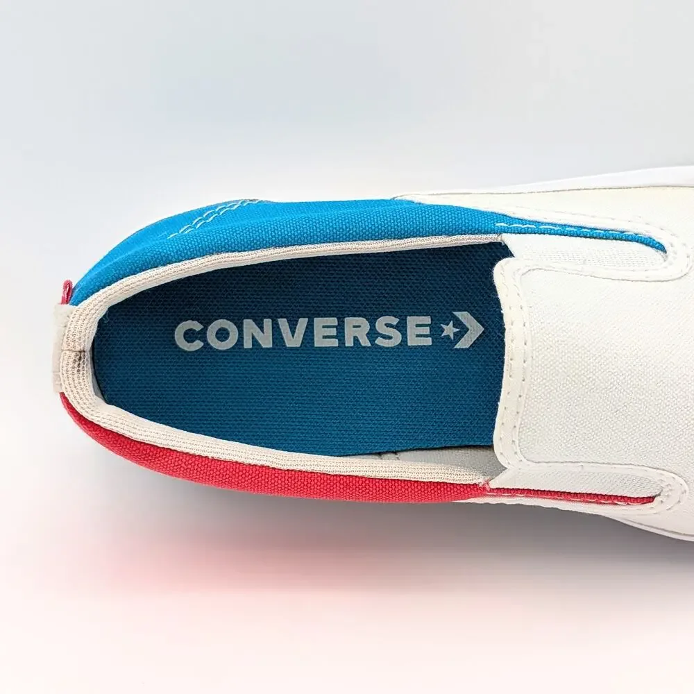 Converse CTAS Double Gore Slip Canvas Sneakers Womens 8.5 Retro Skater Preppy